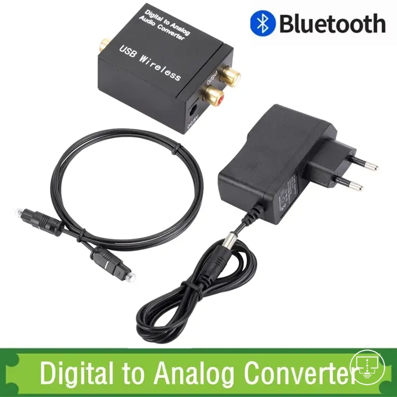 Bluetooth-Audiokonverter von digital zu analog für TV oder Verstärker